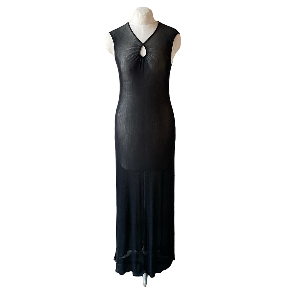 Vivienne Tam Vintage 90s Mesh Maxi Dress